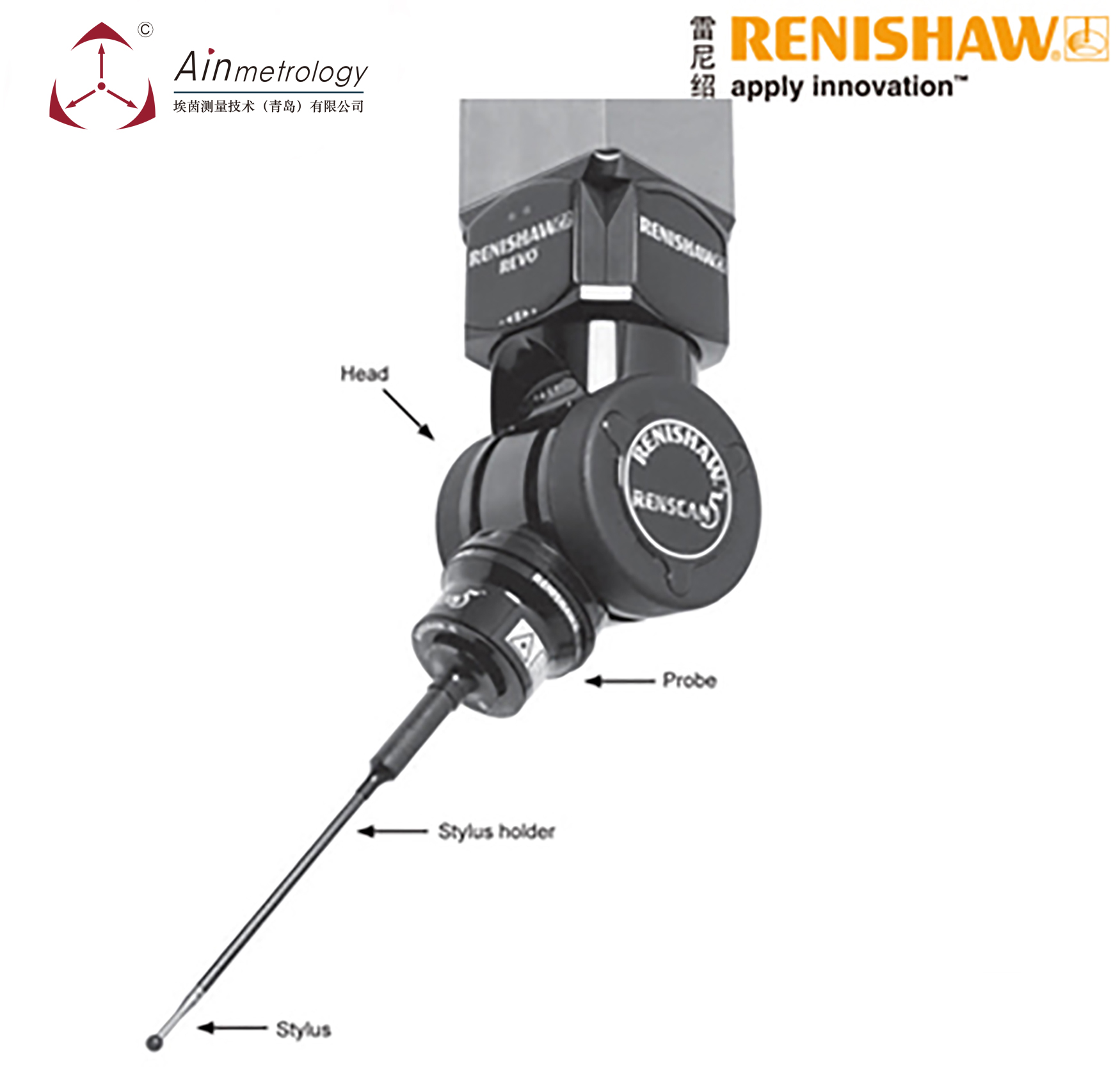  RENISHAW REVO 五轴接触式扫描测头