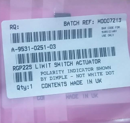 RENISHAW RGP22S LIMIT SWITCH ACRUATOR 限位开关